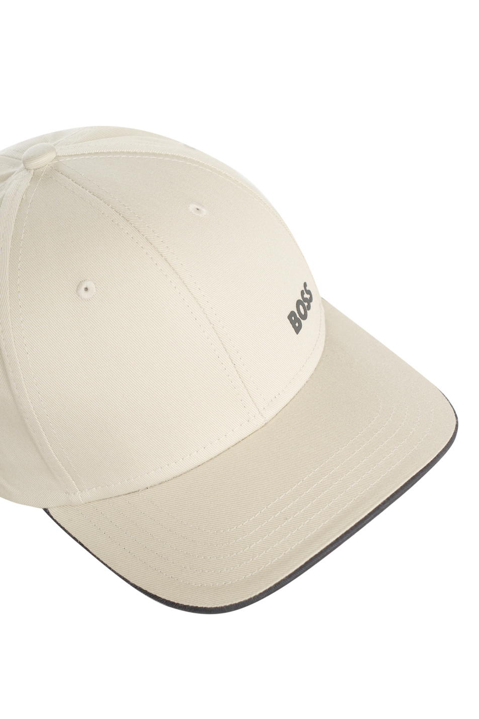 Кепка из чистого хлопка с логотипом|Основной цвет:Бежевый Мужской BOSS Кепка из чистого хлопка с логотипом (цвет ), артикул 50519219 | Фото 3
