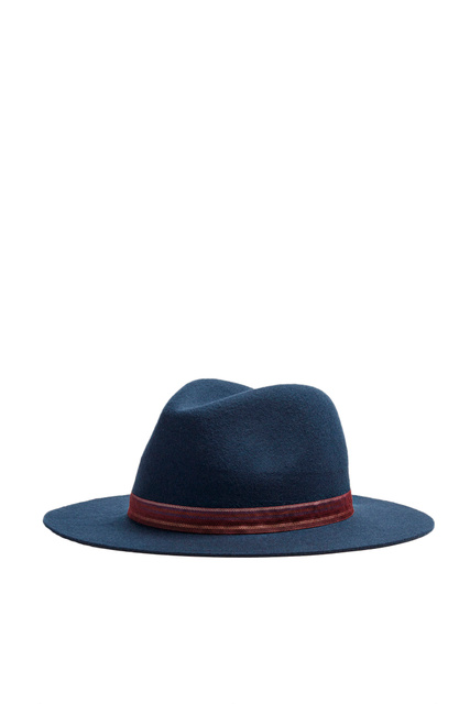 Шляпа из шерсти|Основной цвет:Синий|Артикул:193665 | Фото 1