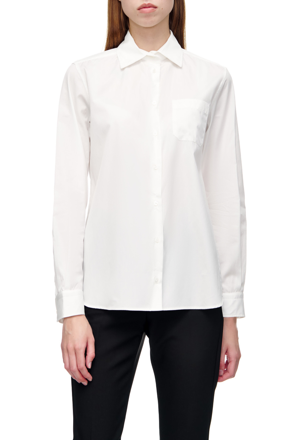 Женский Weekend Max Mara Рубашка ARPA из натурального хлопка (цвет ), артикул 51161229 | Фото 4