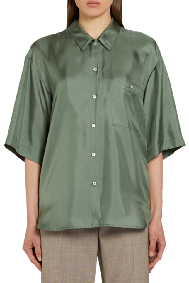 Женский MARELLA Блузка MLLDIRE из шелка (цвет ), артикул 2613111041 | Фото 3