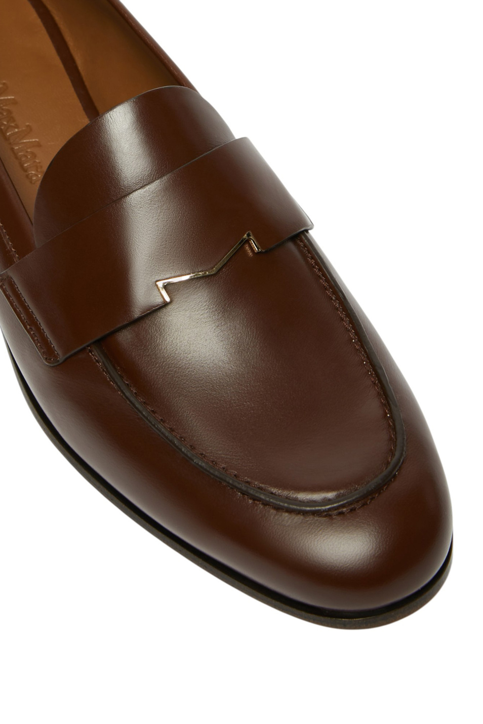 Женский Max Mara Лоферы REGENTMOC из натуральной кожи (цвет ), артикул 2524526071 | Фото 5