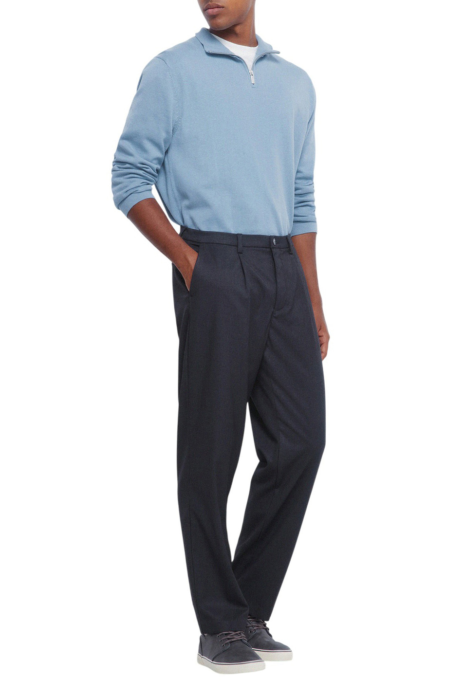 Мужской Springfield Джемпер с воротником на молнии (цвет ), артикул 1402512 | Фото 2