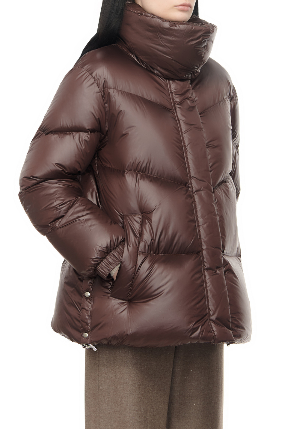 Женский Woolrich Куртка с высоким воротником (цвет ), артикул CFWWOU0925FRUT3085 | Фото 4