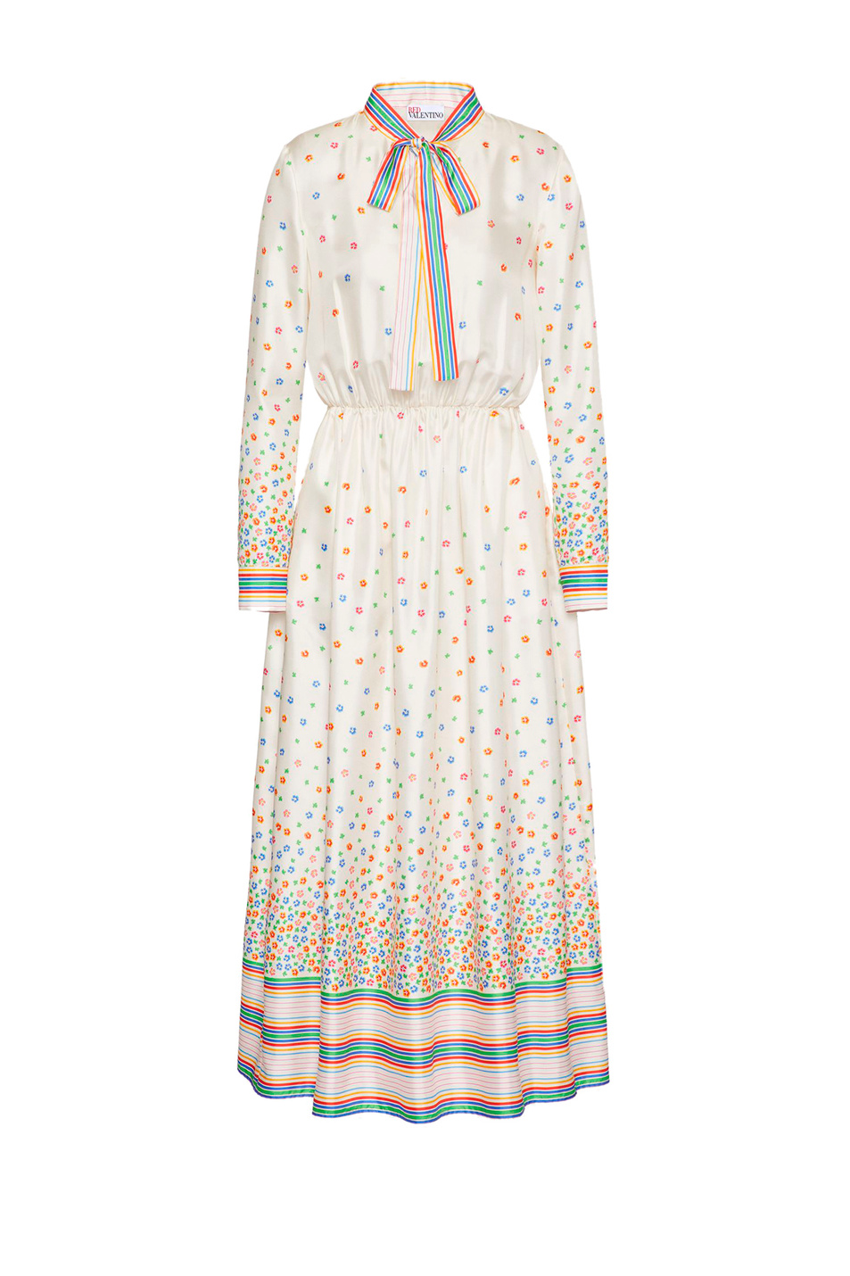 Женский Red Valentino Платье из чистого шелка (цвет ), артикул 2R3VAGR06PP | Фото 1