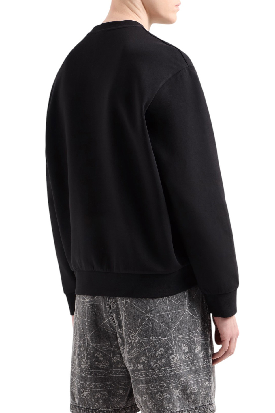 Мужской Armani Exchange Свитшот из смесового хлопка (цвет ), артикул XM000743-AF13047 | Фото 4