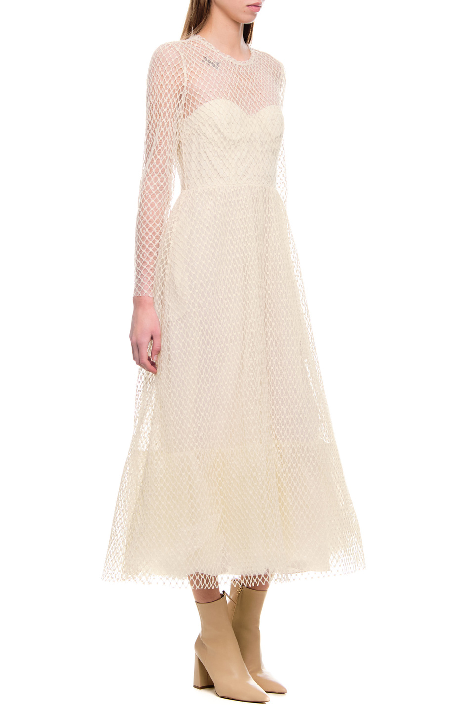 Женский Red Valentino Платье-корсет с сеткой (цвет ), артикул 2R3VA23A6S5 | Фото 4