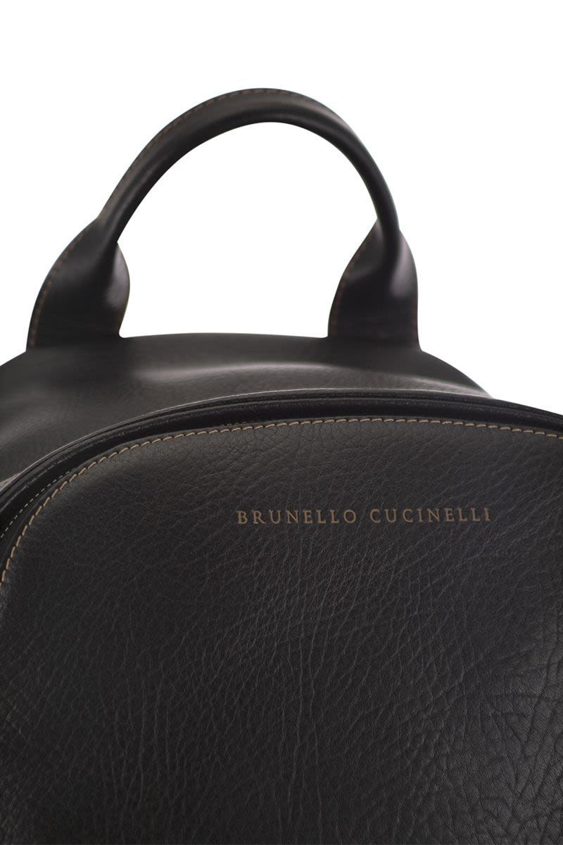 Мужской Brunello Cucinelli Рюкзак из натуральной кожи (цвет ), артикул MBZIBU243 | Фото 5