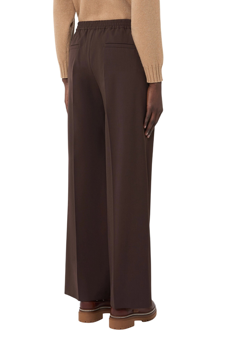 Женский Weekend Max Mara Брюки PETRA из смесовой шерсти (цвет ), артикул 2525136032 | Фото 4