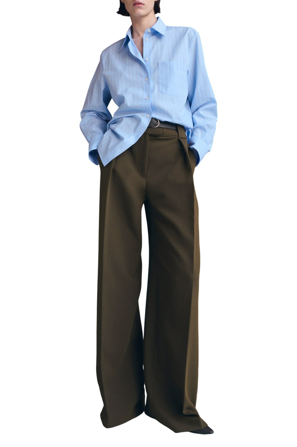 Женский Mango Рубашка REGU в полоску (цвет ), артикул 27053301 | Фото 2