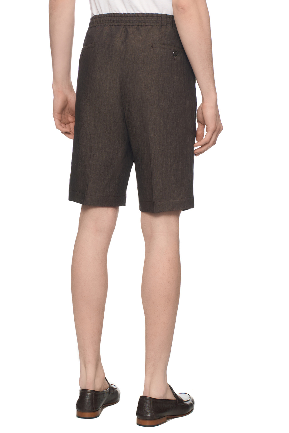 Мужской Corneliani Шорты из льна (цвет ), артикул 274L20-2714159 | Фото 5