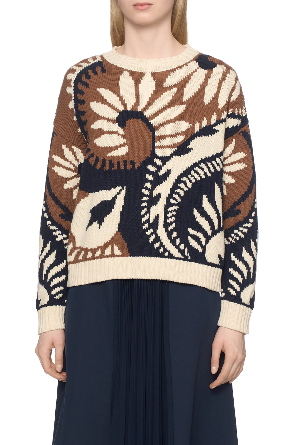 Женский Weekend Max Mara Джемпер CELEBRE с принтом (цвет ), артикул 2615361171 | Фото 4