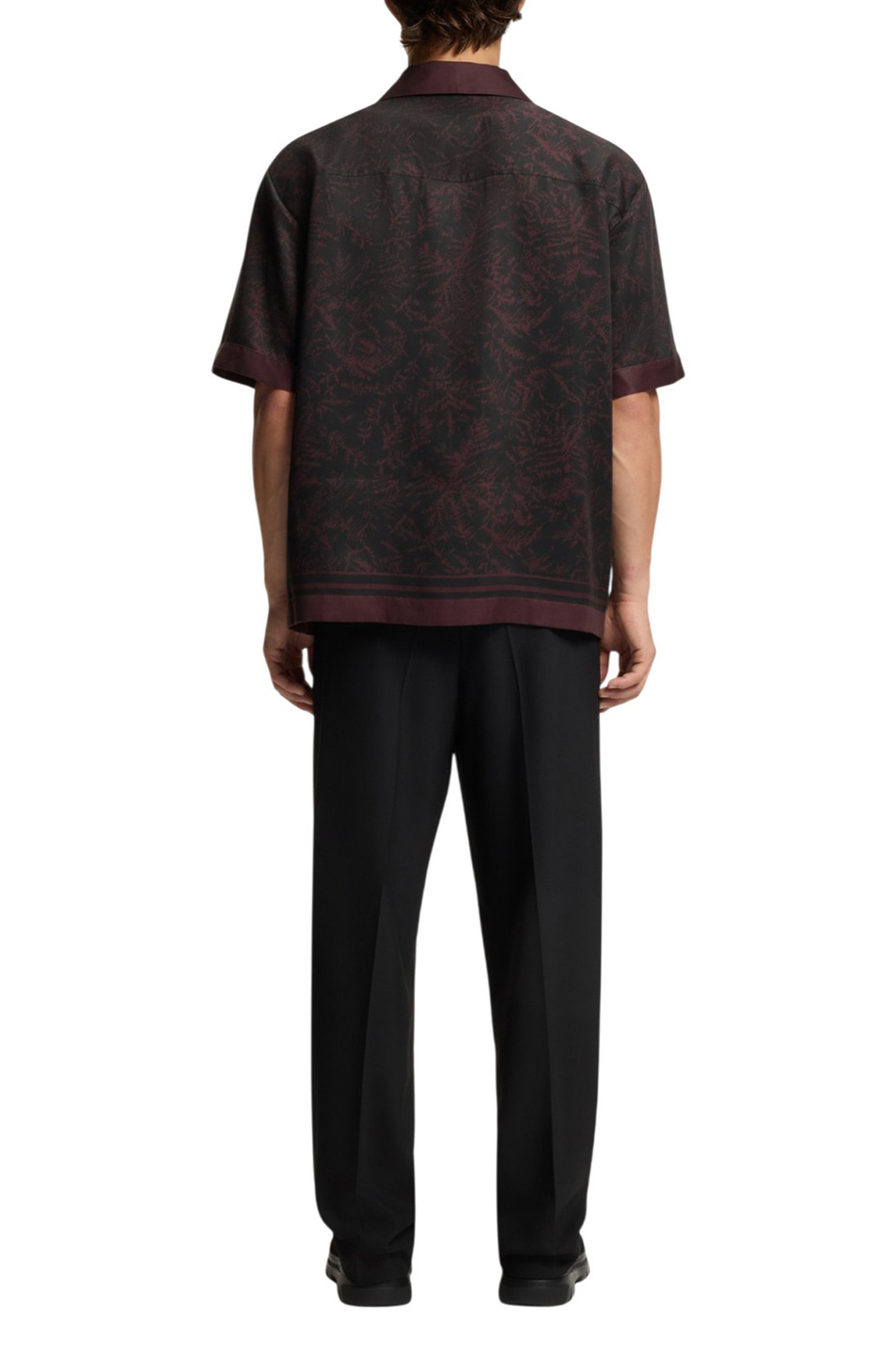 Рубашка Espino с принтом|Основной цвет:Бордовый Мужской HUGO Рубашка Espino с принтом (цвет ), артикул 50555778 | Фото 4