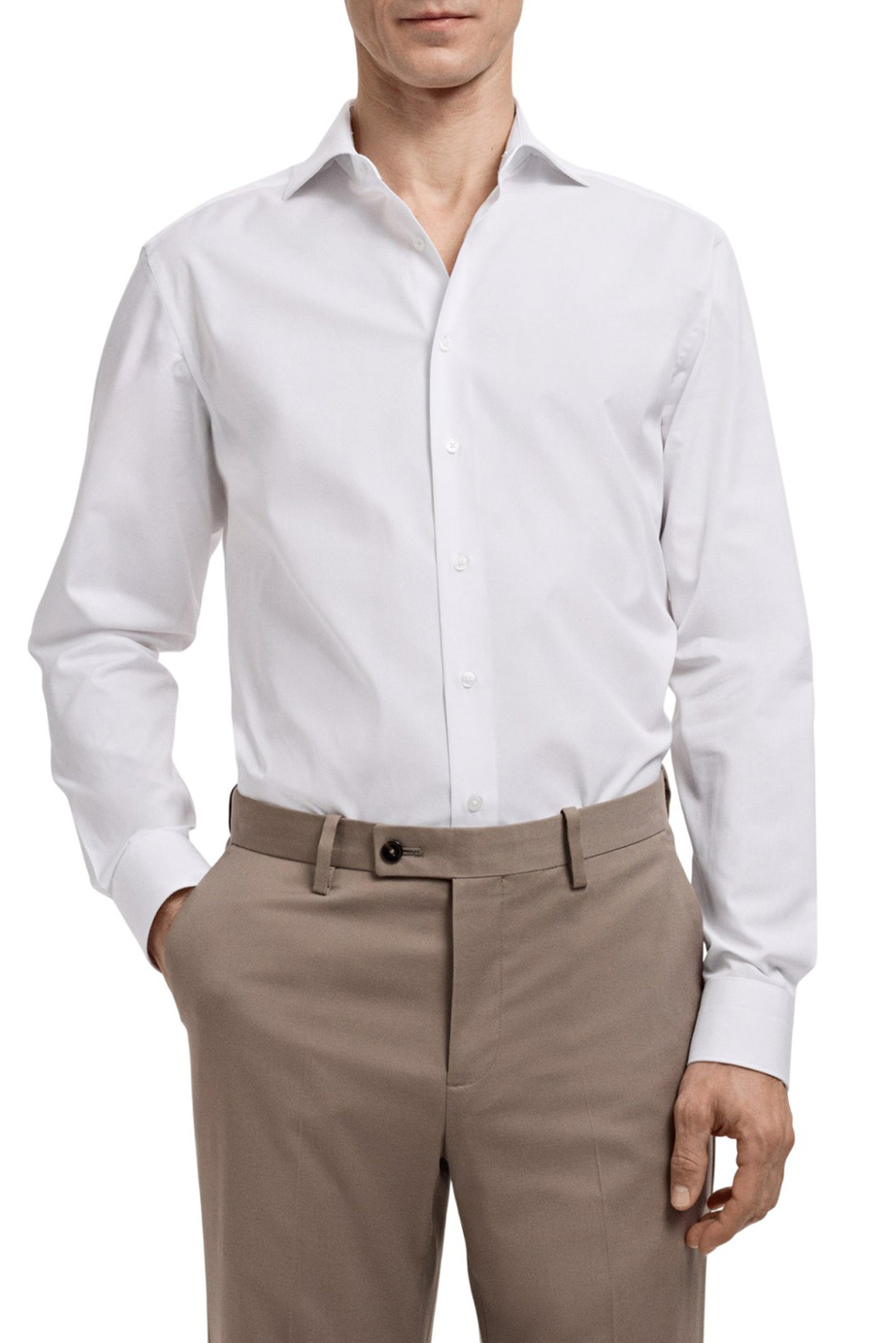 Мужской Mango Man Рубашка EMERITOL из хлопка (цвет ), артикул 27061192 | Фото 3