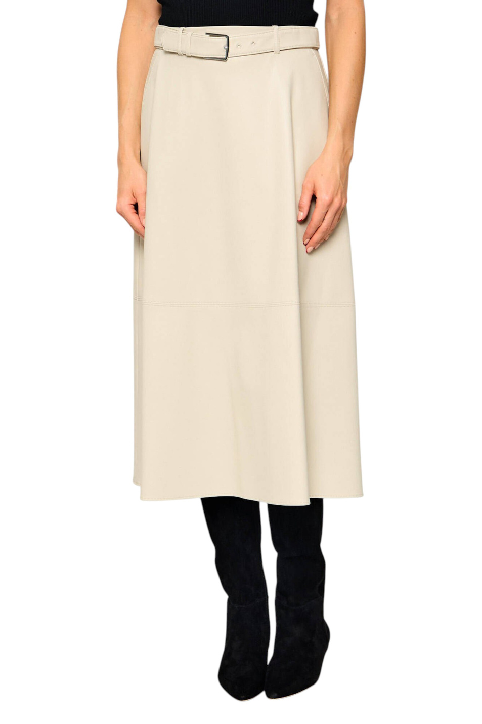 Женский Max Mara Юбка DOMINO из искусственной кожи (цвет ), артикул 2626776028 | Фото 4