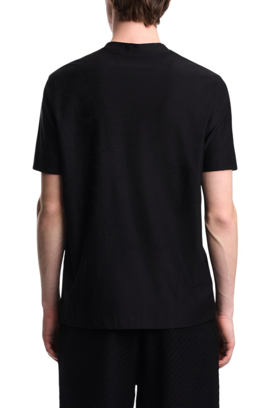 Мужской Emporio Armani Футболка из смесового хлопка (цвет ), артикул EM004644-AF23458 | Фото 4