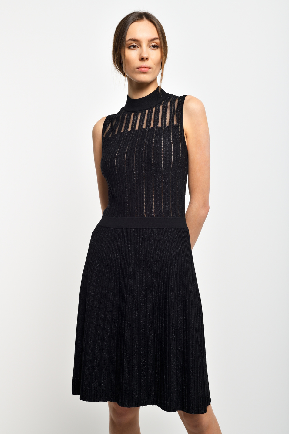 Emporio Armani Платье из смесовой вискозы с добавлением мерсеризованной нити (цвет ), артикул 3H2AT2-2M05Z | Фото 2