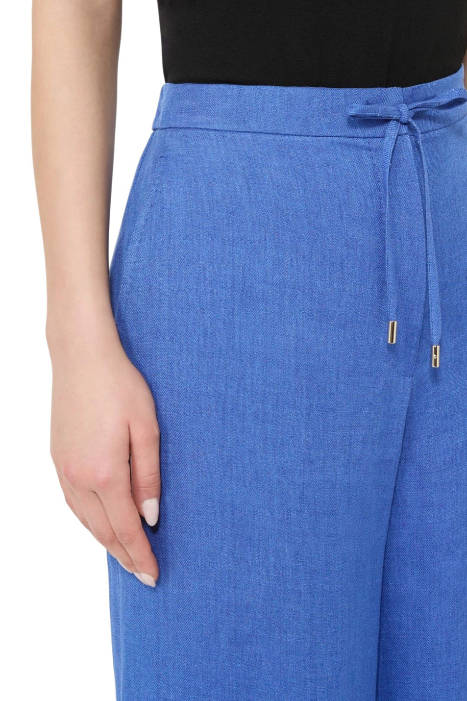 Женский Max Mara Брюки PELOTA изо льна (цвет ), артикул 2616131042 | Фото 5