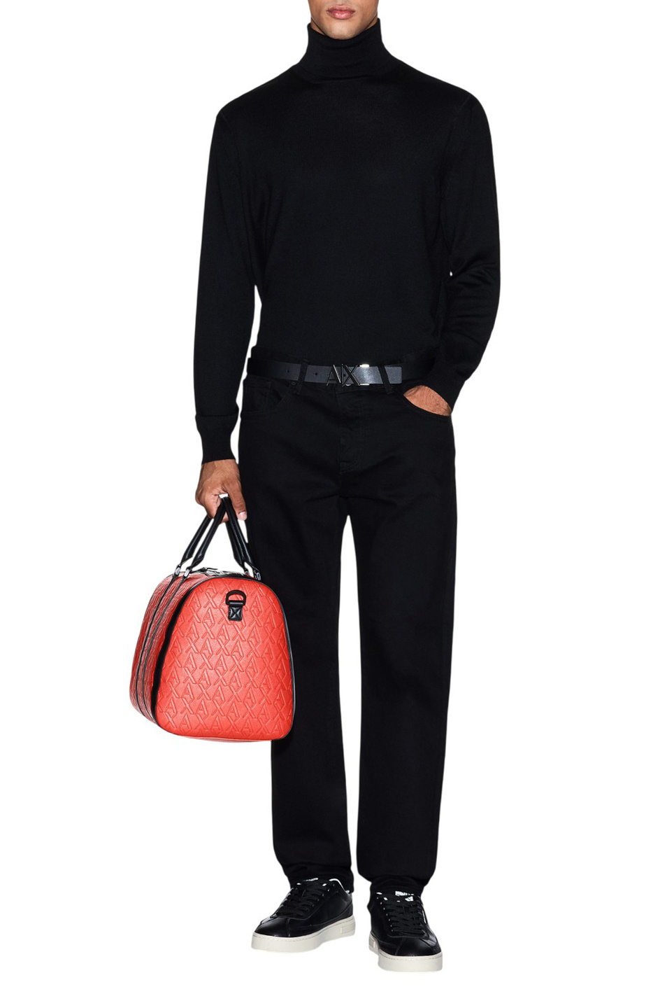 Мужской Armani Exchange Водолазка из смесовой шерсти (цвет ), артикул XM000900-AF11982 | Фото 2