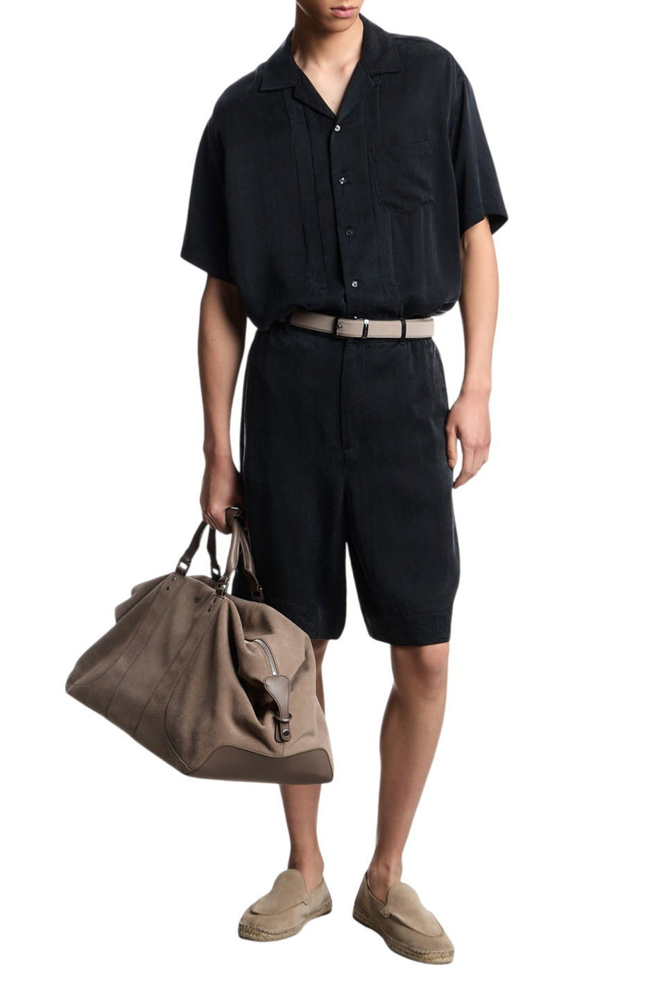 Мужской Emporio Armani Шорты из жаккарда с принтом (цвет ), артикул EM005915-AF24842 | Фото 3