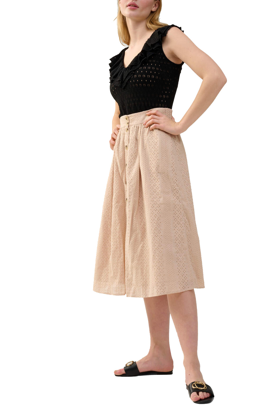 Orsay Расклешенная юбка из натурального хлопка (цвет ), артикул 724307 | Фото 2