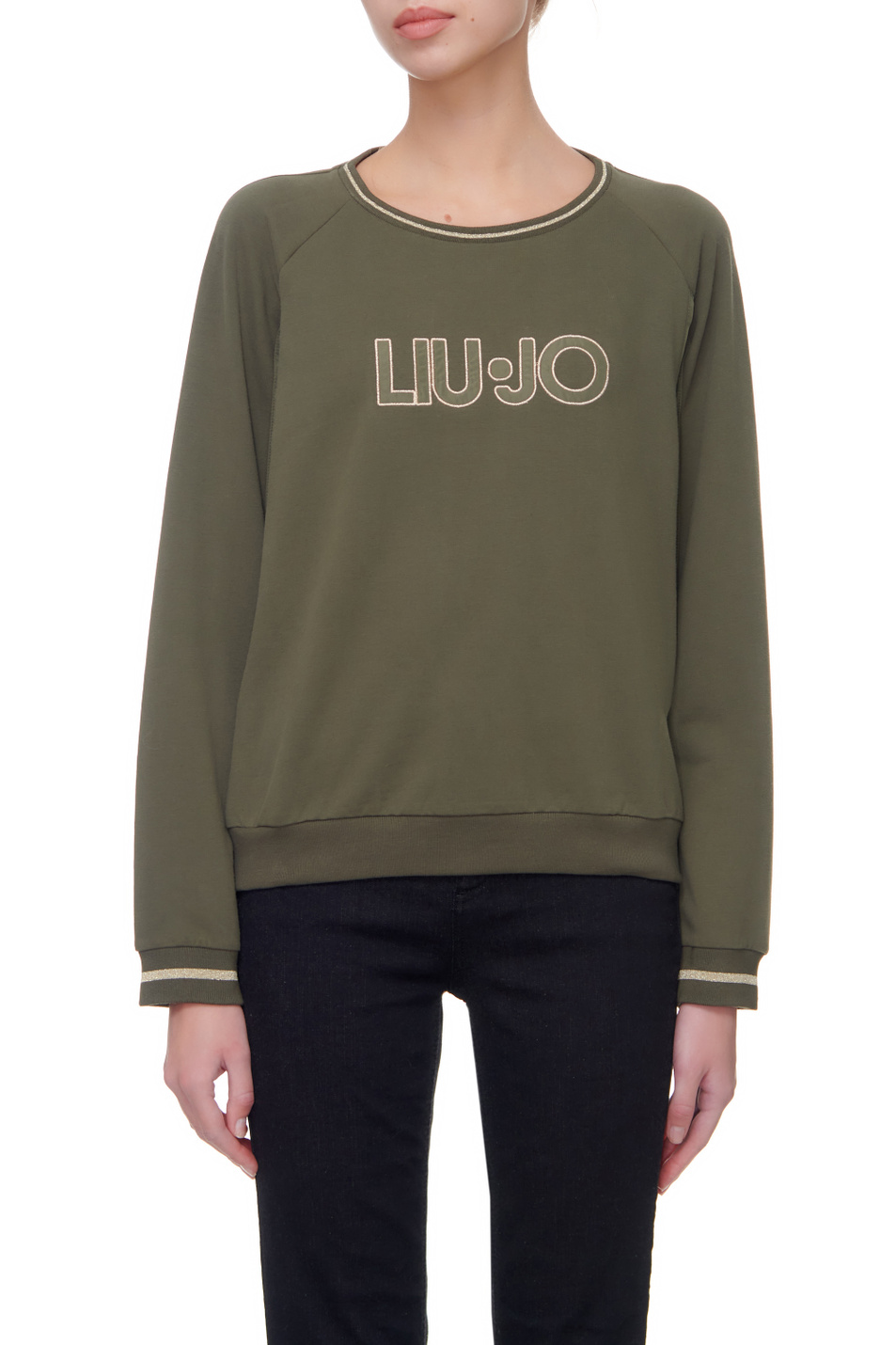 Женский Liu Jo Джемпер с логотипом на груди (цвет ), артикул TF1066F0843 | Фото 4