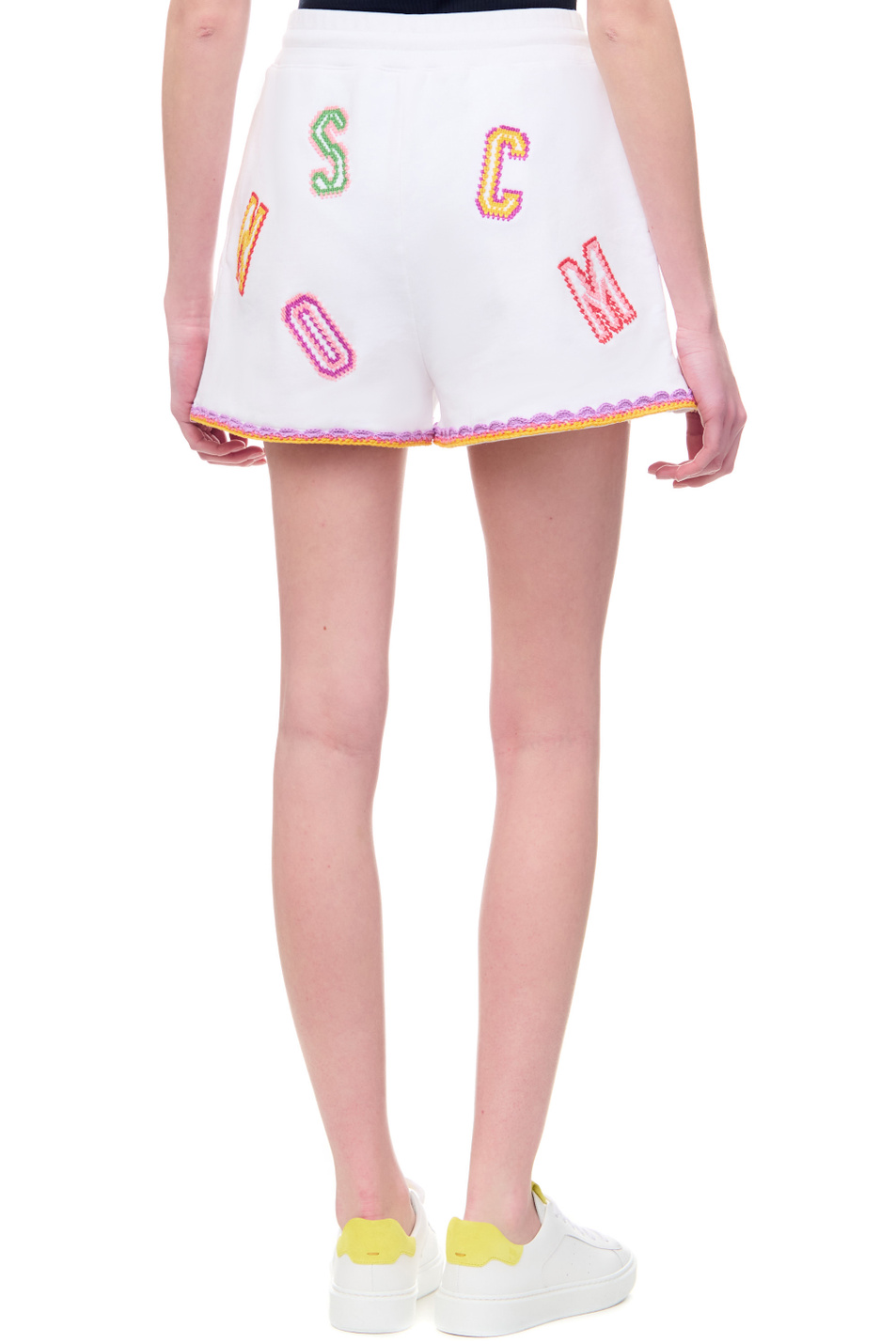Женский Moschino Шорты из натурального хлопка (цвет ), артикул A0317-0528 | Фото 5