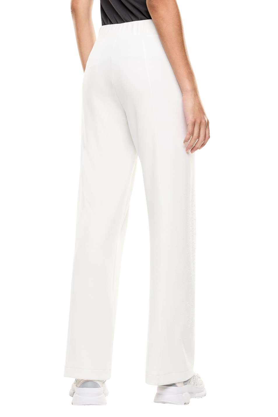 Женский EA7 Брюки трикотажные с эластичным поясом (цвет ), артикул 7W001017-AF24375 | Фото 4