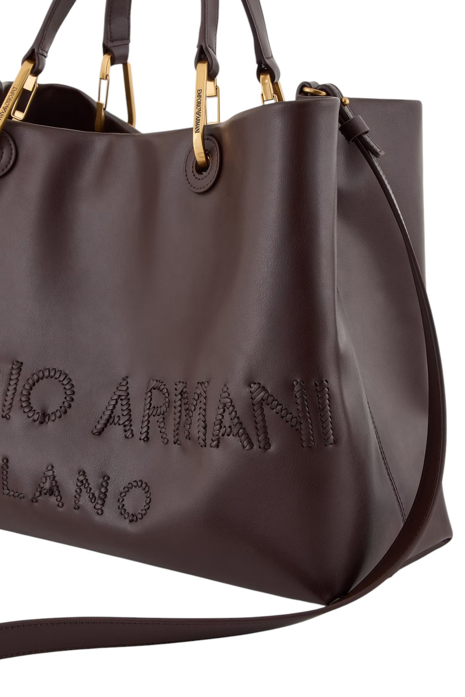 Женский Emporio Armani Сумка-шопер MyEA из натуральной кожи (цвет ), артикул EW000360-AF13792 | Фото 7
