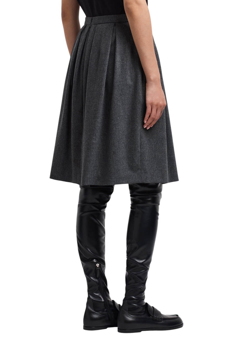 Женский Emporio Armani Юбка из шерсти и кашемира (цвет ), артикул EW002312-TE10537 | Фото 4