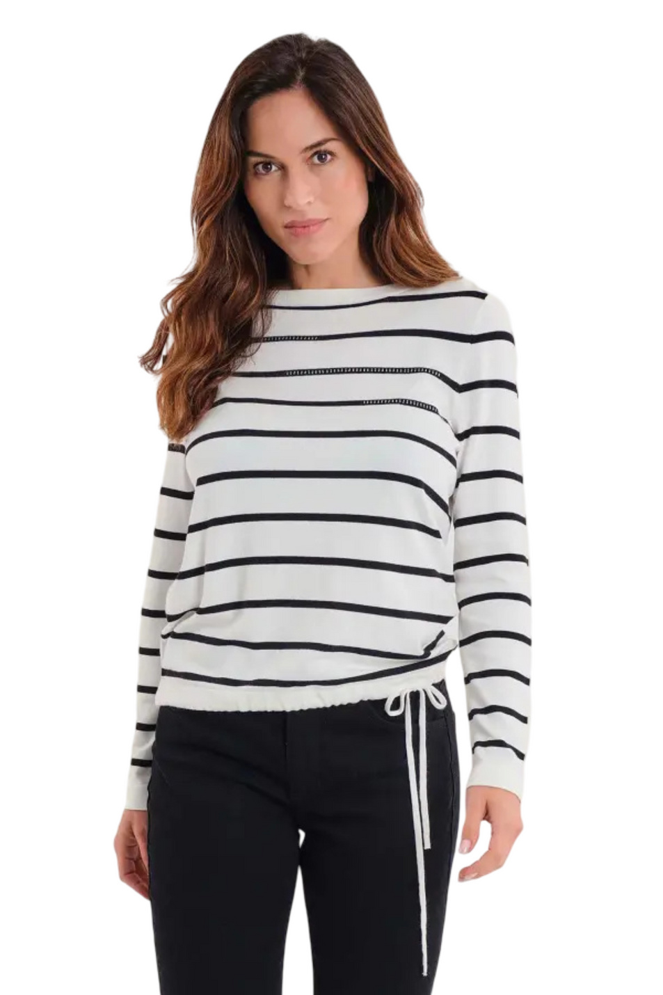 Женский Gerry Weber Джемпер в полоску (цвет ), артикул N76002 | Фото 4