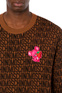 Moschino Джемпер из натуральной шерсти с нашивкой ( цвет), артикул A0926-7000 | Фото 4
