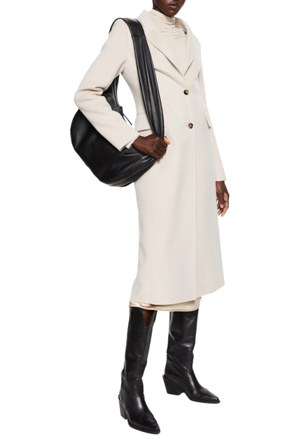 Пальто MADONNA из смесовой шерсти|Основной цвет:Кремовый|Артикул:37045131 | Фото 2