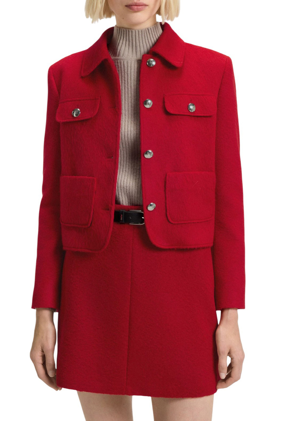 Жакет Agesia|Основной цвет:Красный Женский HUGO Жакет Agesia (цвет ), артикул 50547602 | Фото 3