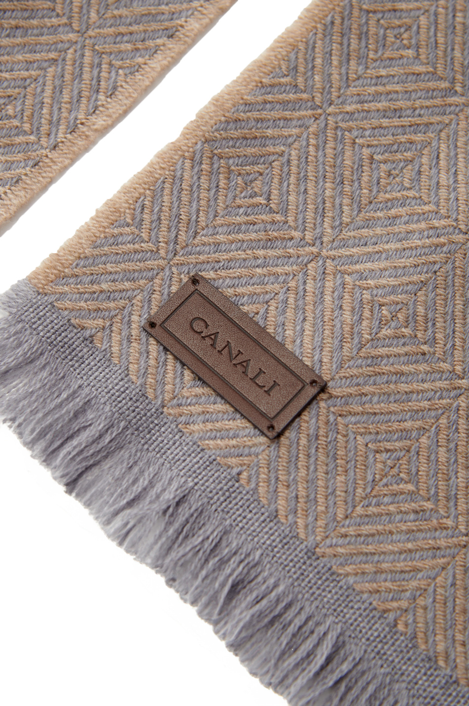 Мужской Canali Шарф из натуральной шерсти (цвет ), артикул 06TF00267 | Фото 2