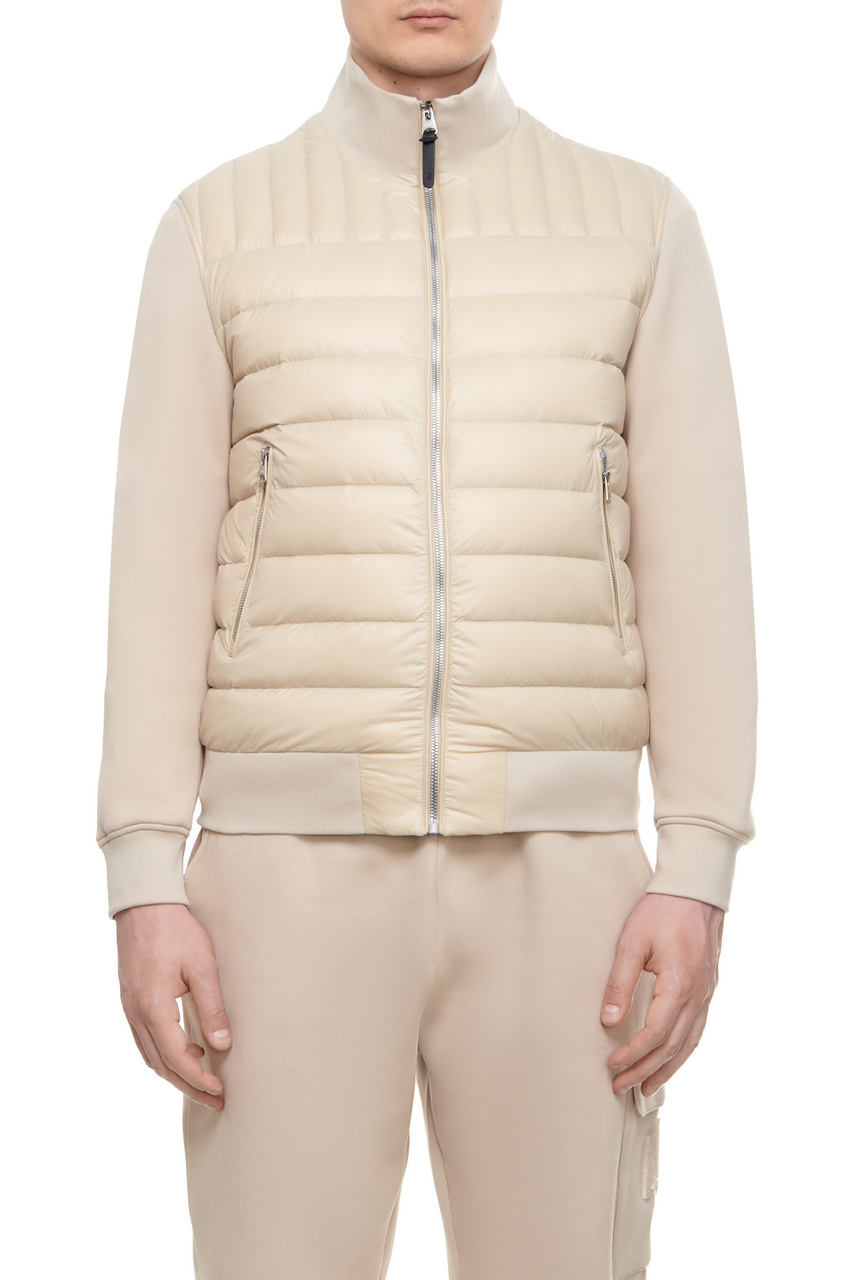 Куртка COLLIN-R стеганая из смесового хлопка|Основной цвет:Бежевый|Артикул:P002862 | Фото 1
