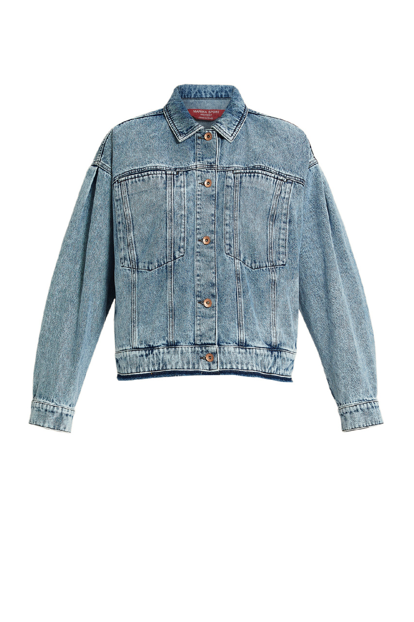 Куртка джинсовая FOSCA из натурального хлопка|Основной цвет:Синий|Артикул:2418041096 | Фото 1