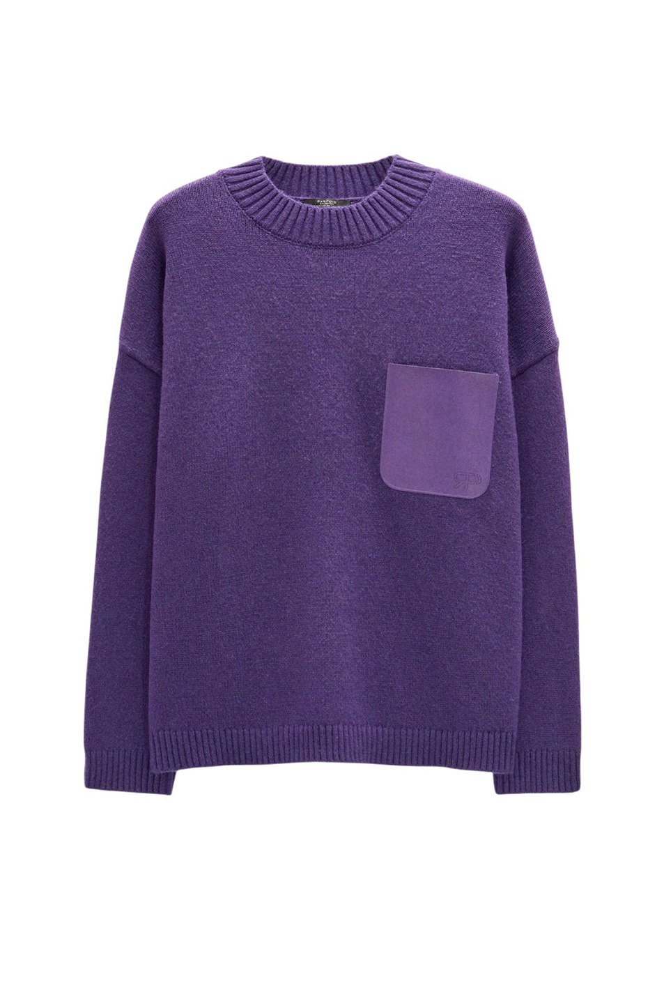 Женский Parfois Джемпер с карманом из кожи (цвет ), артикул 241250 | Фото 1