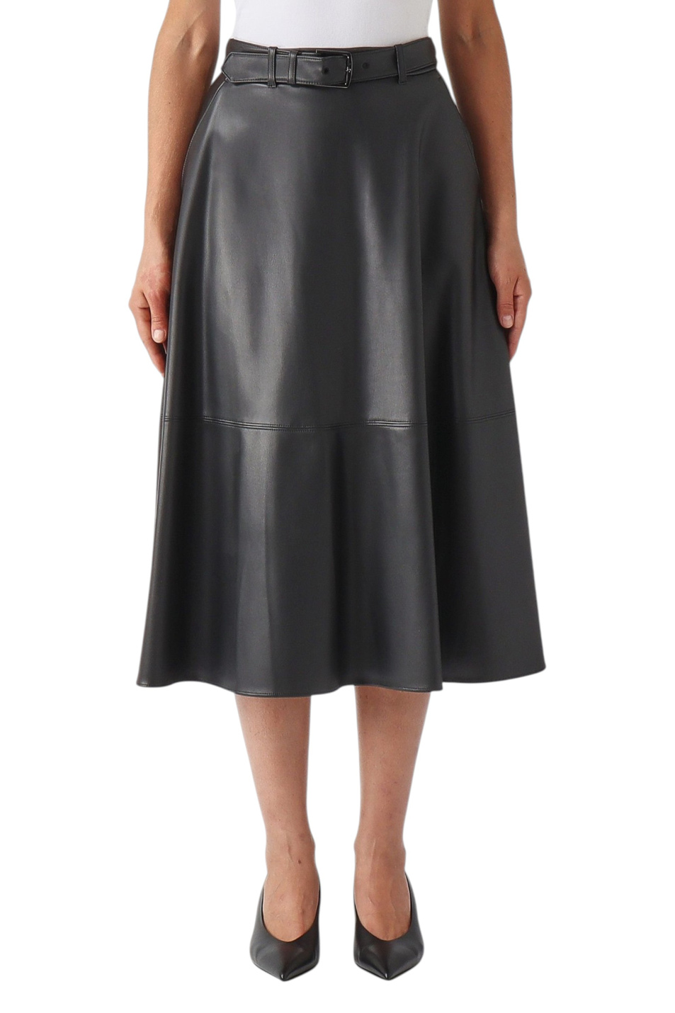 Женский Max Mara Юбка DOMINO из искусственной кожи (цвет ), артикул 2626776028 | Фото 4