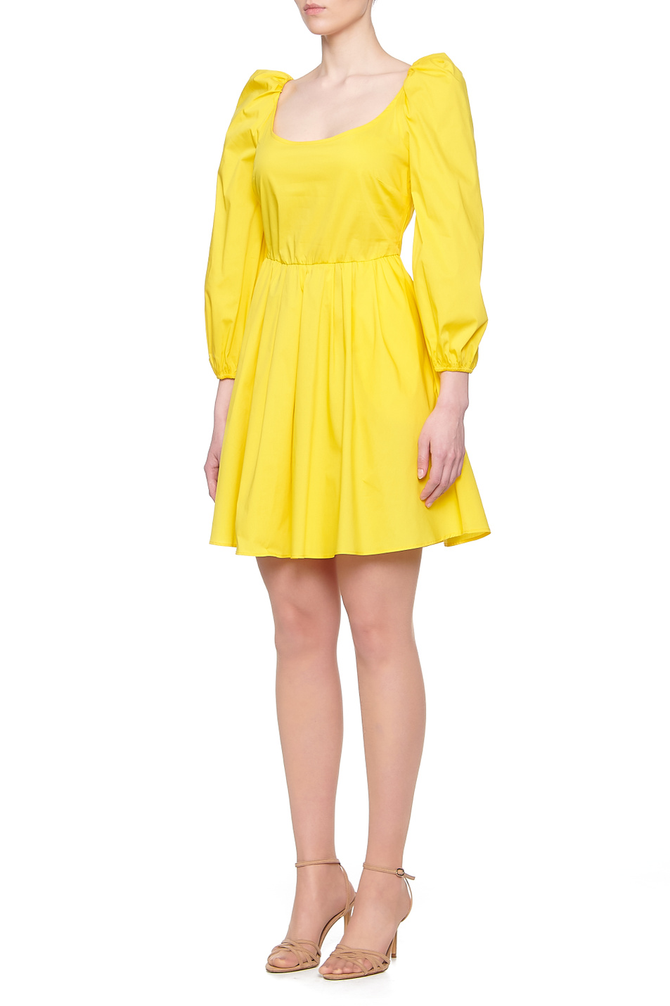 Liu Jo Платье с рукавами буф из смесового хлопка (цвет ), артикул CA1065T2432 | Фото 2