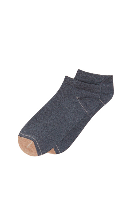 Носки из смесового хлопка|Основной цвет:Синий|Артикул:0655918 | Фото 1