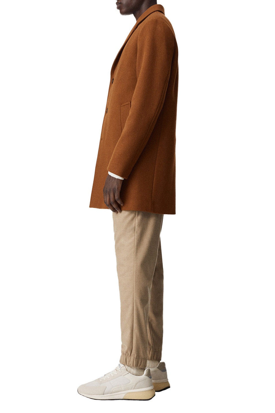 Мужской Mango Man Пальто HAKE из смесовой шерсти (цвет ), артикул 37944753 | Фото 3