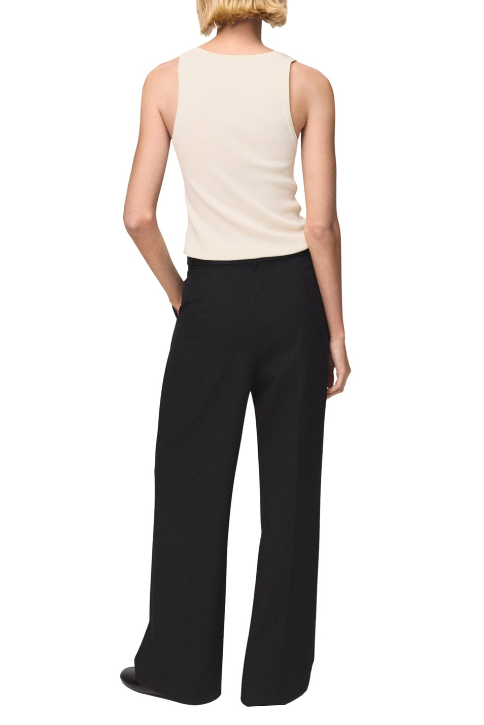 Женский Mango Топ OLSEN из смесовой шерсти (цвет ), артикул 27091190 | Фото 4