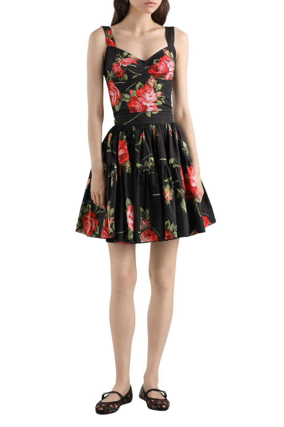 Женский Dolce & Gabbana Топ с принтом (цвет ), артикул F7BB1T-HS5UT | Фото 2