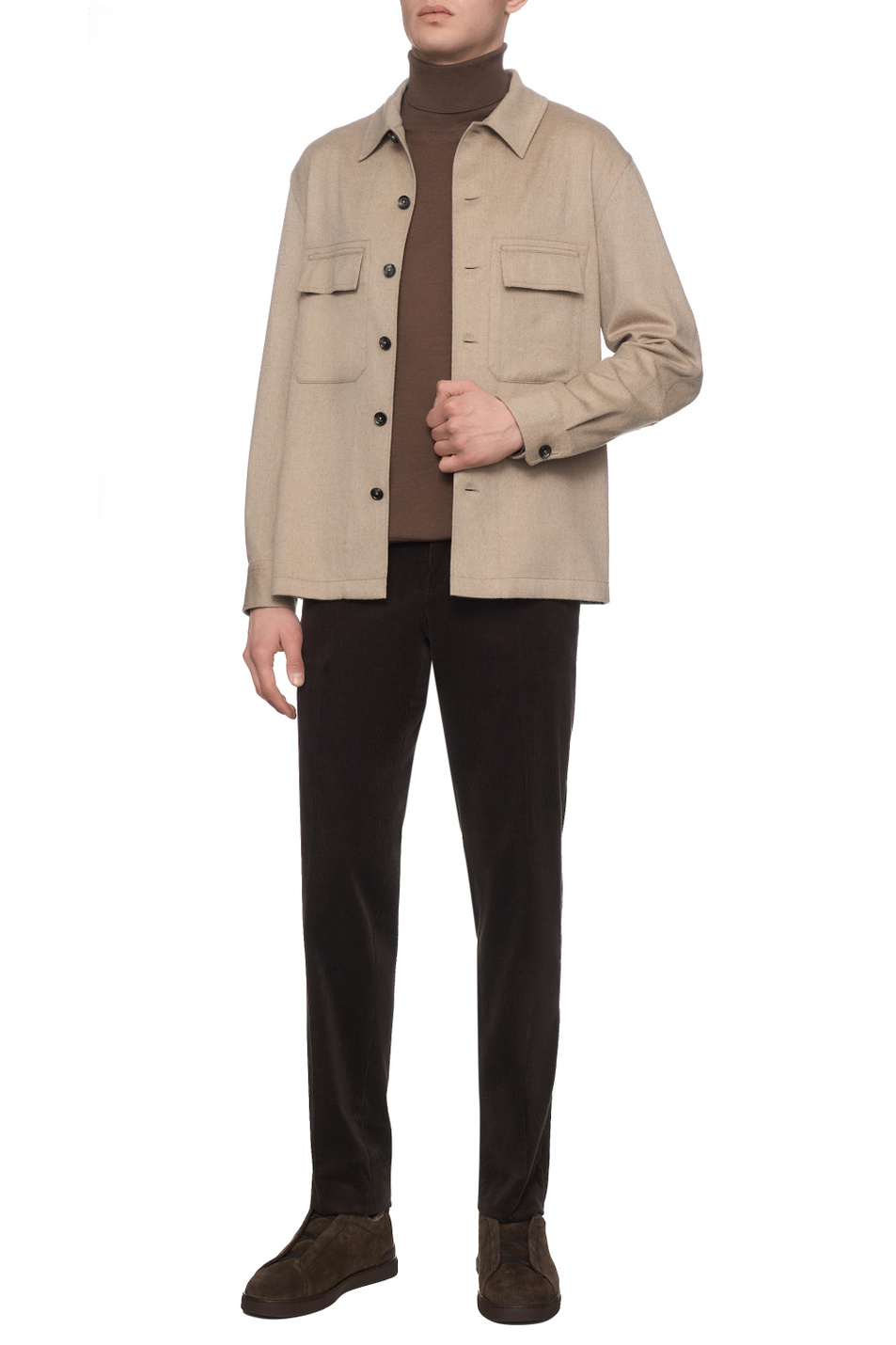 Мужской Zegna Брюки вельветовые (цвет ), артикул 270F33A2-75TB12-6R | Фото 2