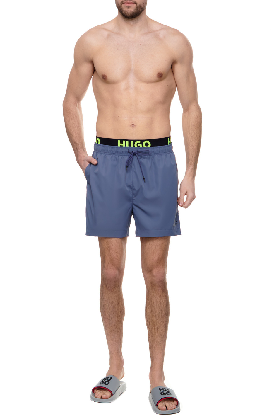 Мужской HUGO Шорты для плавания с логотипом (цвет ), артикул 50496287 | Фото 3