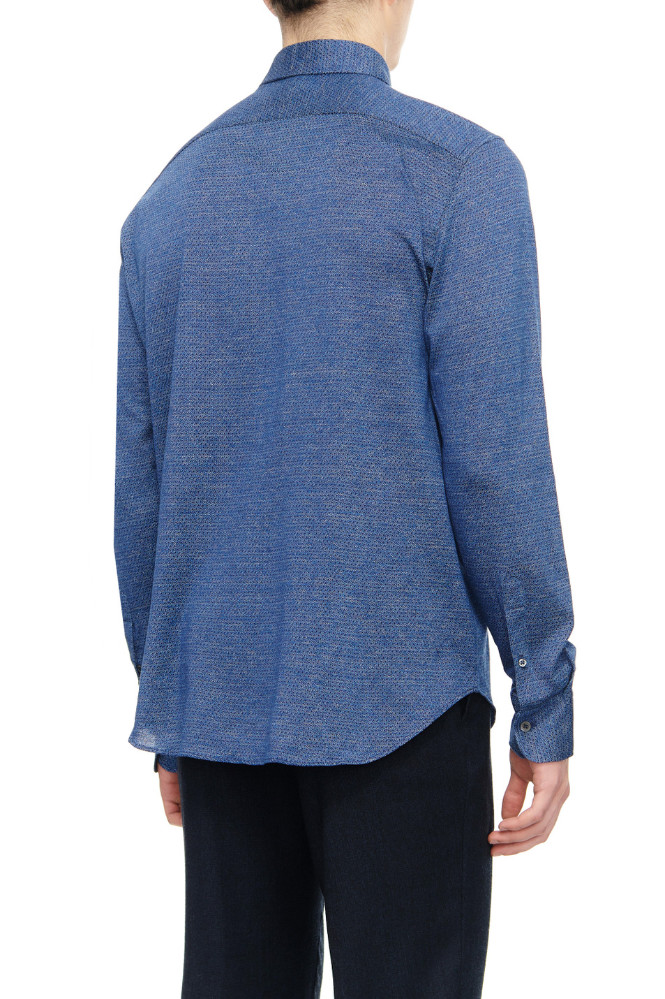 Мужской Canali Рубашка из натурального хлопка (цвет ), артикул L777GN02952 | Фото 4