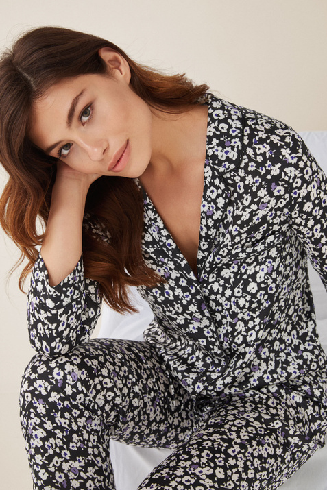 Women'secret Длинная пижама рубашечного типа с цветочным принтом ( цвет), артикул 4856597 | Фото 3