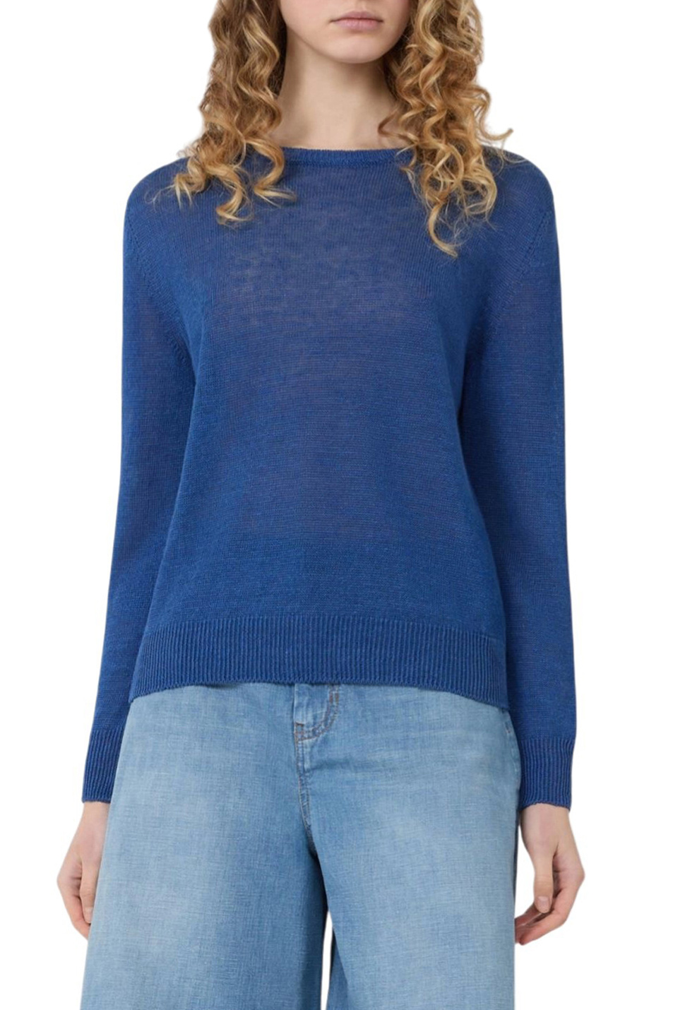 Женский Weekend Max Mara Джемпер ATZECO из льна (цвет ), артикул 2615361132 | Фото 3