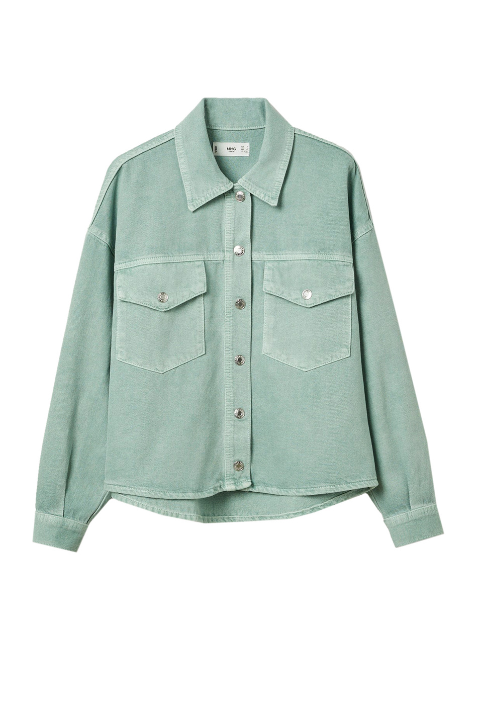 Женский Mango Джинсовая рубашка AIMEE оверсайз (цвет ), артикул 27074008 | Фото 1