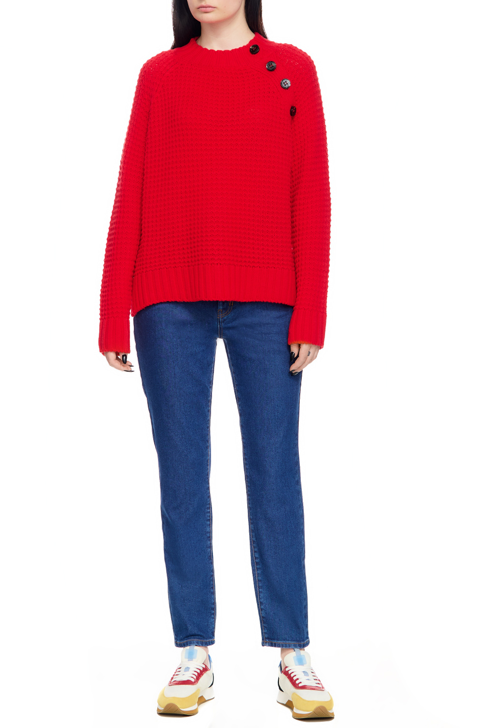 Женский Weekend Max Mara Джемпер GREEN из натуральной шерсти (цвет ), артикул 2353661833 | Фото 2